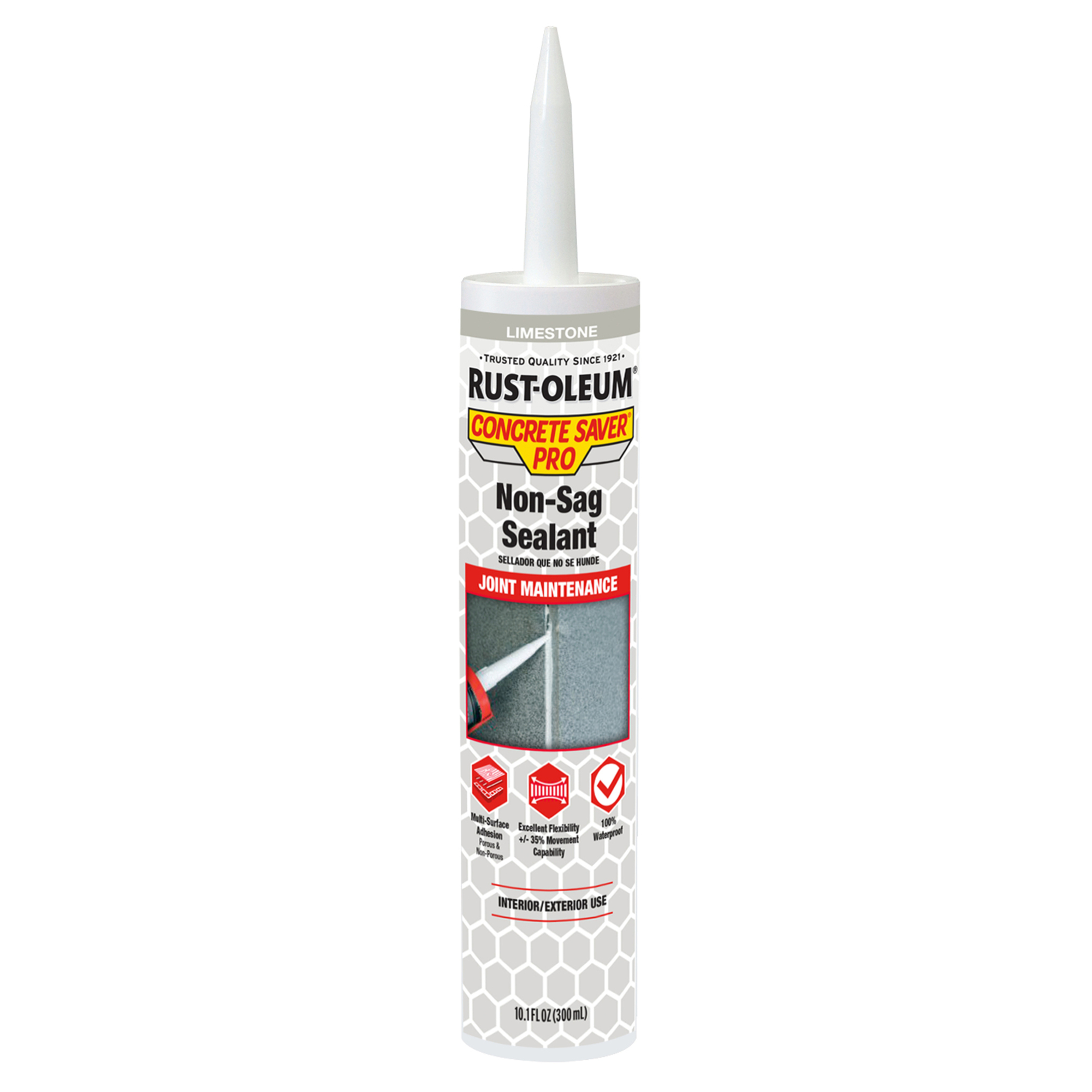 Rust-oleum, Non-Sag Sealant, Gray, 10.1 oz, 12 Pk, Model# 392531DS